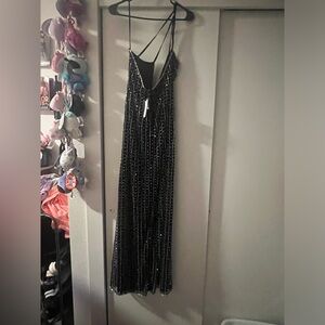 Nasty Gal Beaded Maxi Dress